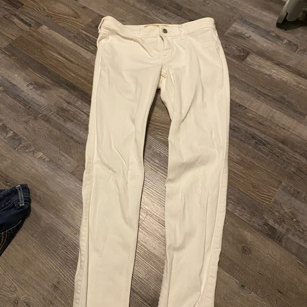 Hollister White Super Skinny Jeans